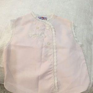 Vintage embroidered infant shirt
